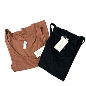 Pack of 2 Tank Tops - Stars Above Brown and Universal Thread Black XXL NWT